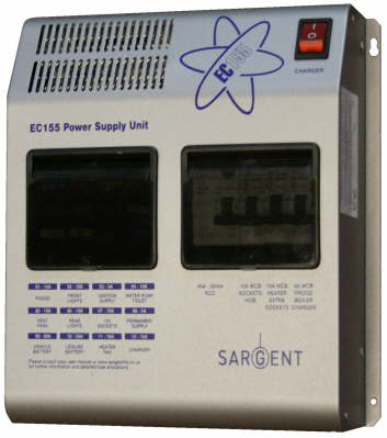 Sargent EC155 caravan and motorhome power supply unit