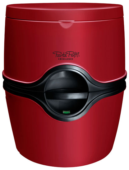 Porta Potti Excellence portable chemical toilet Ruby Red