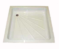 585 mm by 585 mm caravan and  motorhome shower tray