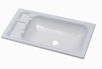 Rectangle Vanity Basin for use in the caravan and motorhome