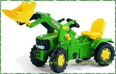 john deere pedal tractor with maxi loader kids ride on toy
