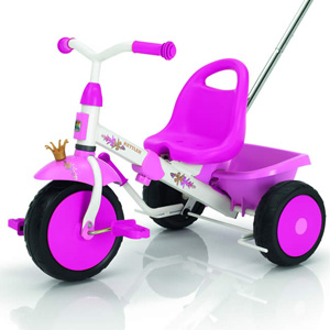 Kettler pink Happy Princess kids ride on pedal trike tricycle