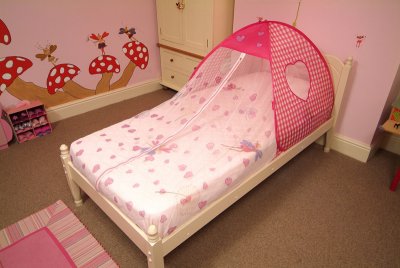 play toy pop up bed tent pink childrens girls
