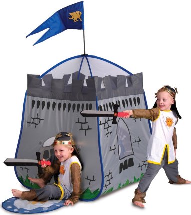 Grey Knights castle kids pop up play tent for children