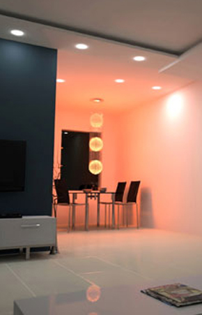 Fibre Optic Crystal Chandeliers UK triple
