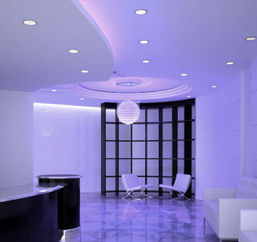 Fibre Optic Crystal Chandeliers UK RECEPTION