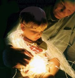 Relaxing fibre optic sensory lighting kits