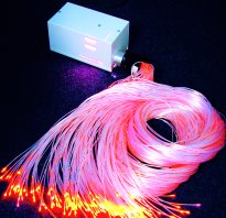 fibre optic sensory lights