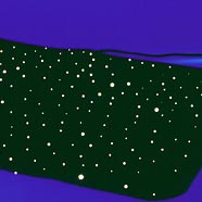Fibre optic lights decorative star carpet