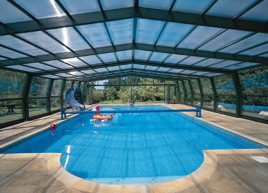 swimming pool cover enclosure