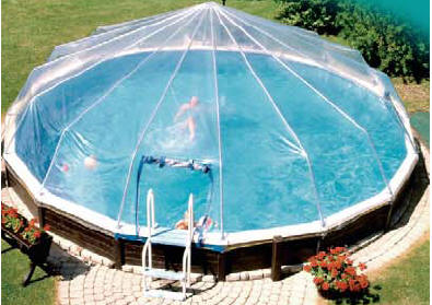 Fabrico Sun Dome Swimming Above Ground Swimming Pool Enclosure
