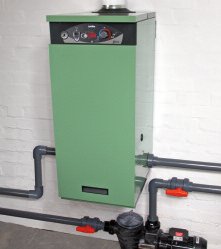 Genie swimming pool Gas Boiler on the wall