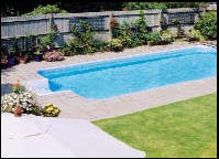 In ground pools heated by heat pumps