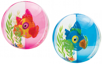 Fish style novelty beach balls