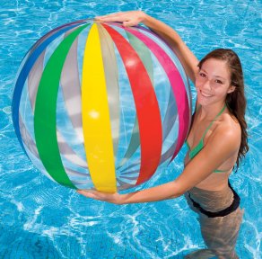 Jumbo size beach ball