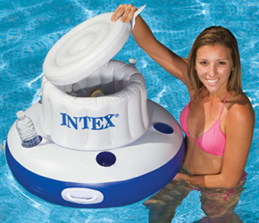 Intex mega chill floating swimming pool ice chest
