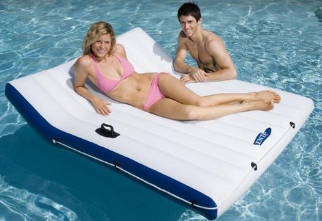 Intex dual recliner pool lounger