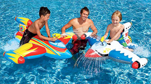 Swimming pool spaceship toys