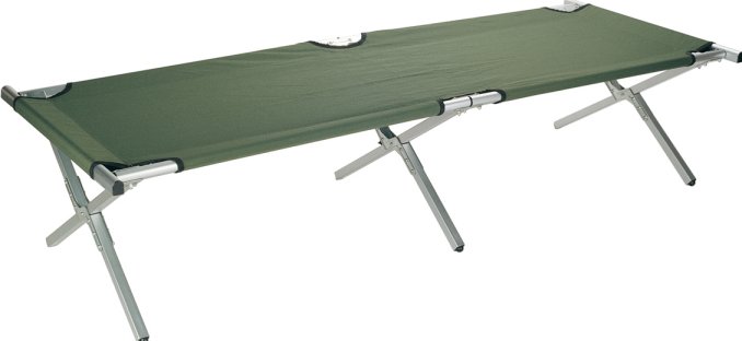 military camp bed