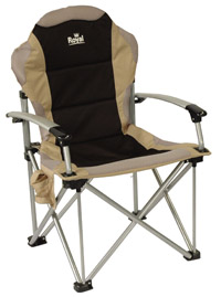 Royal Commander folding Chair in black