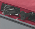 Waece Mobicool G32 cable storage compartment