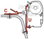 Fiamma Caravan Awning Adapters UK