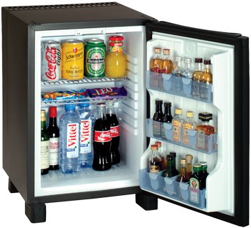 Free standing minibar mini fridge by dometic