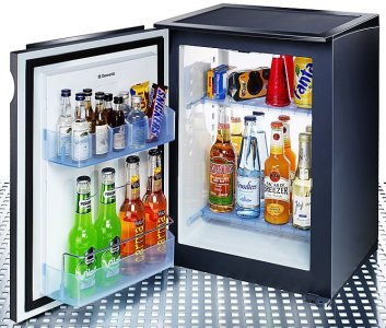 Alcohol stored in a Hipro Minibar 3000