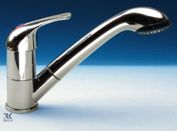 Julia head caravan and motorhome shower tap by Reich