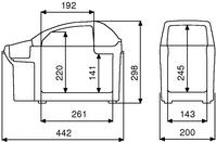 Tropicool TB08G cool box dimensions