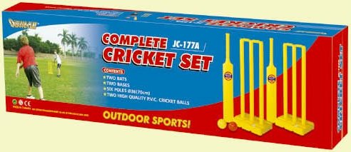 cricket set packed in attractive box