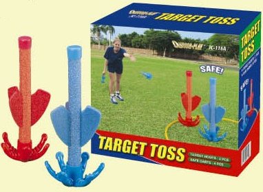 Target Toss Lawn Darts Game with safety feature nice construction ideal for beach and those sunny weekends (when they happen)