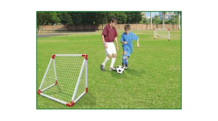 double twin set football soccer mini goals perfect for practice