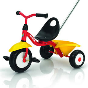 Childrens Kettler red and yellow tricycle Super kids Trike