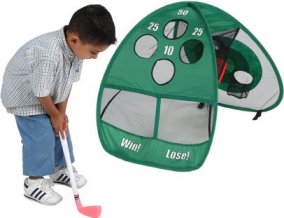 Kids Pop up golf game tent