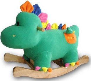 CruiseTech Children Rocking Horse Animal Toys Dinosaur Soft & Safe For Toddlers Kids Baby Toy 