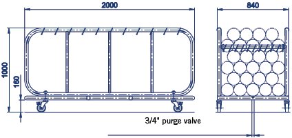 Competition Swimming Pool Storage Basket