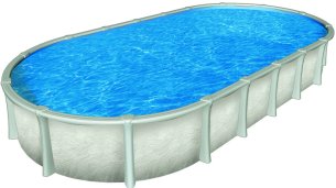 Vogue Impact above ground oval swimming pools UK