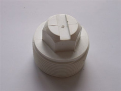 ABS 1.5" Threaded Plug Fitting