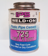 Wet R Dry ABS Pipe Cement Tin