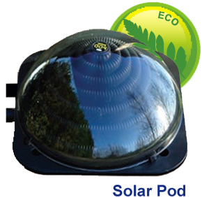 Swimming pool solar pods
