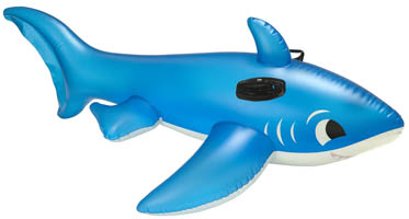 inflatable shark pool toy