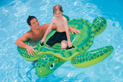 Sea Turtle swimming pool ride on