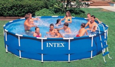 15ft Intex frame swimming pool