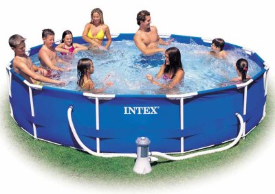 12ft Intex frame swimming pool