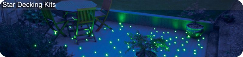 Fibre optic deck lighting star kit