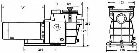 Hayward PowerLine Pool Pump diagram