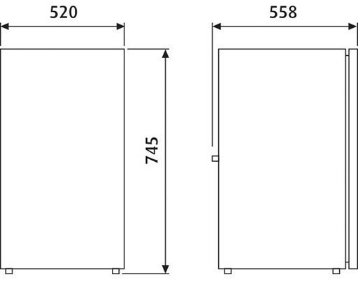 Waeco CRX110 Dimensions